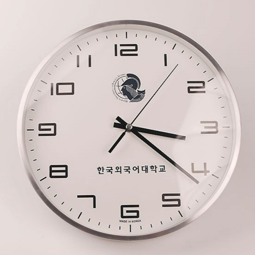 외대 무광원형벽시계